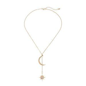 Moon + Star Chain Necklace